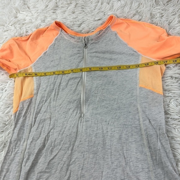 Lululemon Spincity Long Sleeve Heathered Polar Cream Creamsicle - Picture 2 of 6
